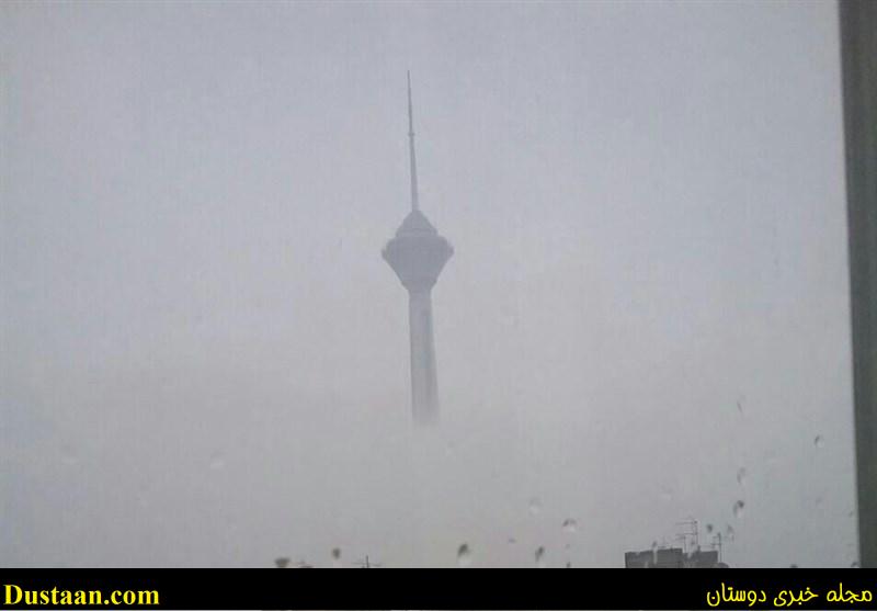 www.dustaan.com-تصاویری از مه غلیظ در نقاط مختلف تهران