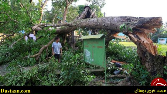 6 کشته و 18 زخمی در پی توفان فیلیپین +تصاویر