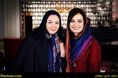  آزاده نامداری و  بازیگر زن هندی