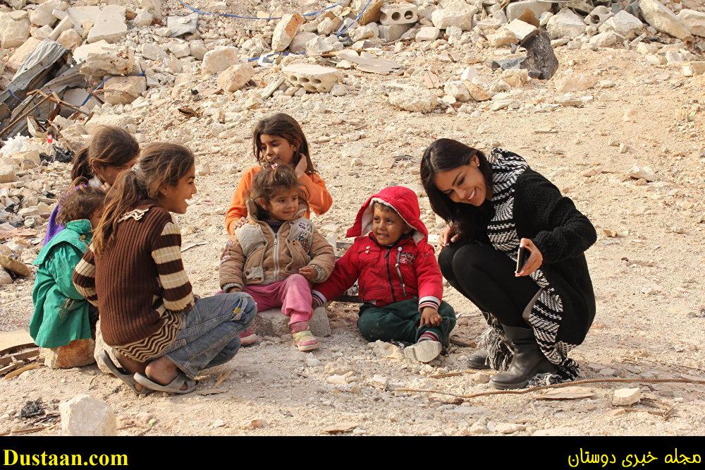 کارلا اورتیزبا بچه ها در سوریه