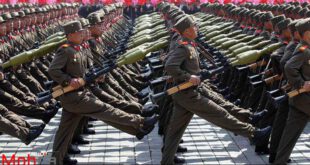 رژه متفاوت در کره شمالی