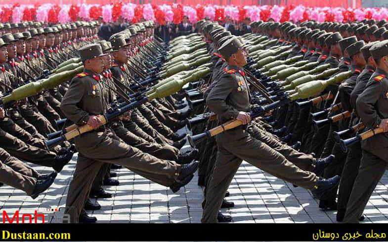 رژه متفاوت در کره شمالی