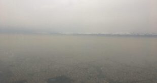 دودی که پهنه آسمان تهران را فرا گرفته است + تصاویر