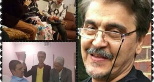 عکس: طنزپرداز معروف ایرانی عزادار شد