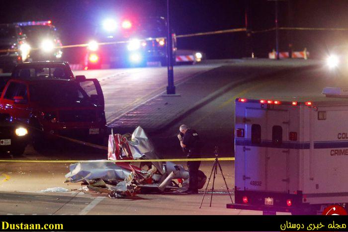 www.dustaan.com-تصاویر: برخورد دو هواپیما در تگزاس ۳ کشته برجای گذاشت