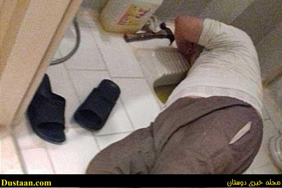 گیرکردن دست پیرمرد در کاسه توالت گیرکردن دست پیرمرد در کاسه توالت