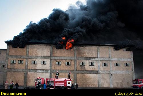   اخبارحوادث  ,خبرهای حوادث , آتش سوزی کارخانه سیمان