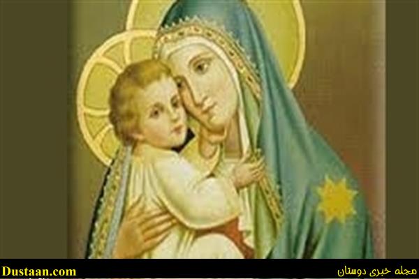 www.dustaan.com-عکس: رونمایی از تابلو جدید حضرت مریم در برج آزادی