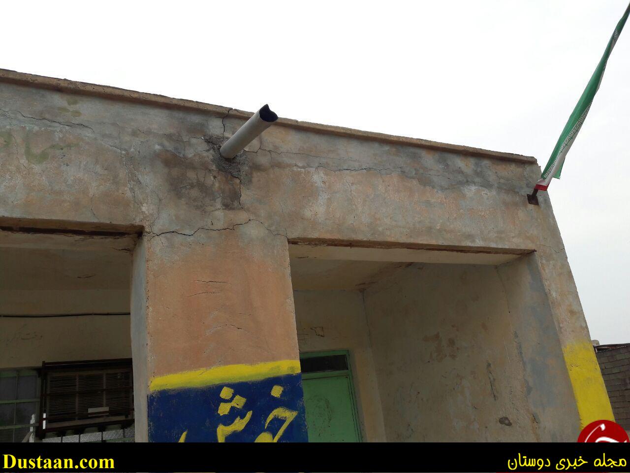 سایه سنگین سقف های لرزان بر سر دانش آموزان روستای ابید + تصاویر