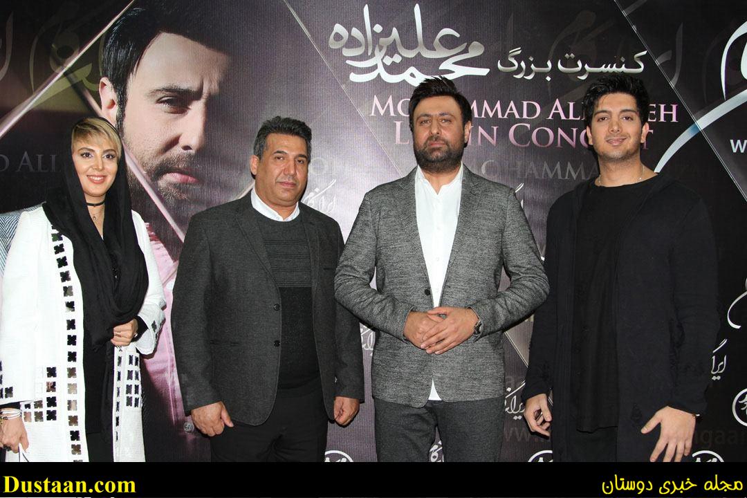 www.dustaan.com-عکس یادگاری لیلا بلوکات و فرزاد فرزین در کنسرت علیزاده