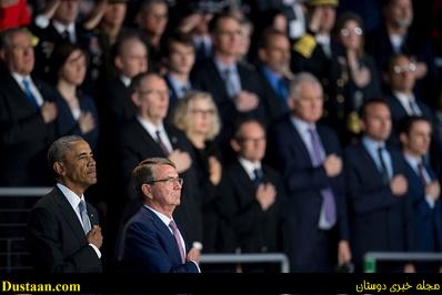 www.dustaan.com-عکس: حواشی عجیب خداحافظی باراک اوباما از نظامیان