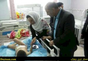 سگ وحشی شکم پسر کوچولو را پاره کرد