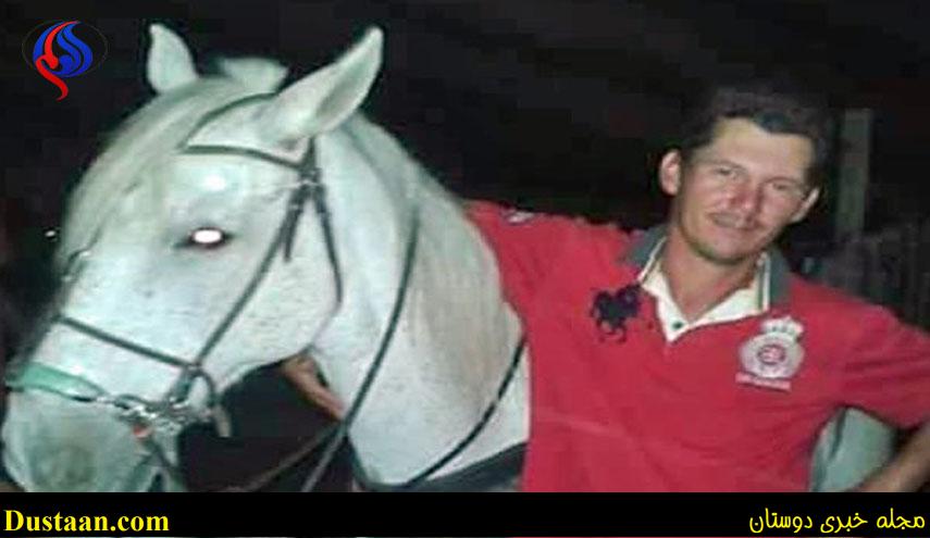 www.dustaan.com-تصاویر: بی قراری عجیب اسب در مرگ صاحبش!