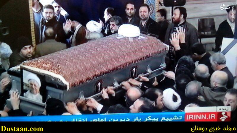 اقامه نماز رهبر معظم انقلاب بر پیکر آیت‌الله هاشمی در دانشگاه تهران/ آغاز مراسم تشییع/حضور گسترده مردم و مسئولان+ عکس و فیلم