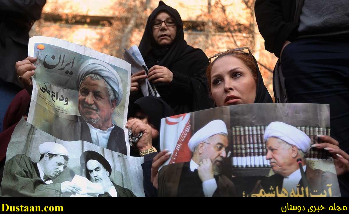 www.dustaan.com-تصاویر: حاشیه‌ هایی از مراسم تشییع پیکر آیت‌ الله هاشمی‌