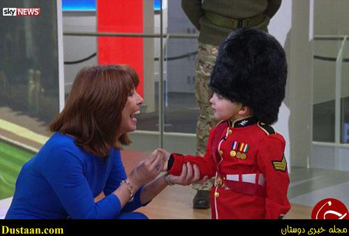 پسری 4 ساله کوچکترین محافظ سلطنتی انگلیس+ تصاویر