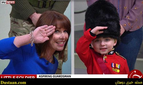 پسری 4 ساله کوچکترین محافظ سلطنتی انگلیس+ تصاویر