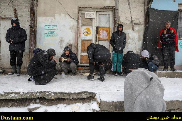 www.dustaan.com-تصاویری از وضعیت نامناسب پناهجویان در اروپا