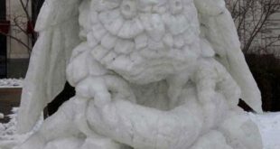 اخبارگوناگون,خبرهای گوناگون,مجسمه های برفی