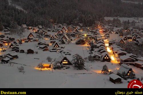 روستایی در ژاپن که برای تحمل سرمای سخت طراحی شده است