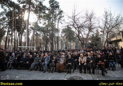  مراسم  تشیع  علی شریعتمداری و عباس ماهیار