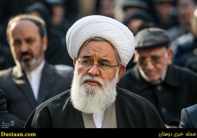  مراسم  تشیع  علی شریعتمداری و عباس ماهیار