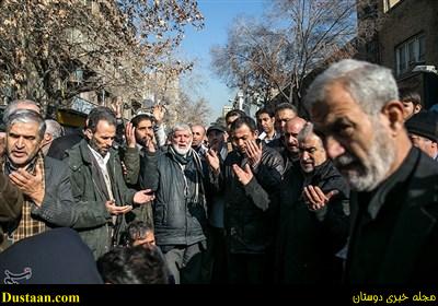  مراسم  تشیع  علی شریعتمداری و عباس ماهیار