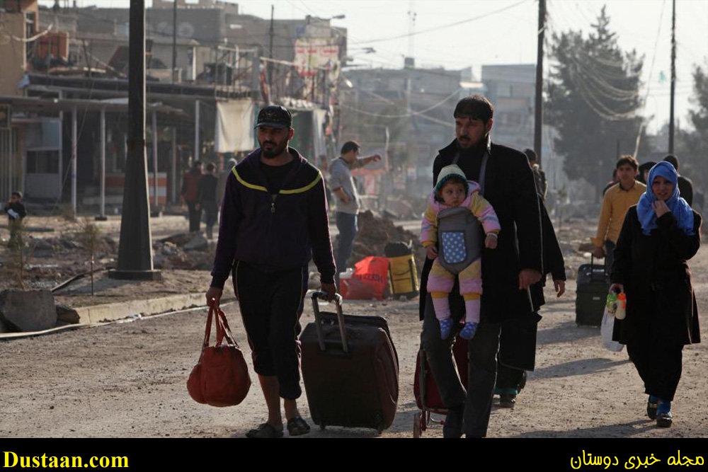 www.dustaan.com-تصاویر: فرار مردم از موصل