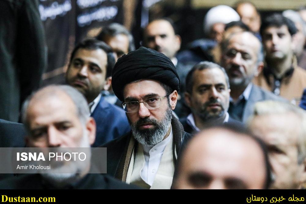 www.dustaan.com-تصاویری از حضور فرزند رهبر معظم انقلاب در مراسم ختم مرحوم عزیزالله اسماعیلی