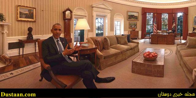 www.dustaan.com-تصاویر: یادگاری باراک اوباما برای مردم امریکا