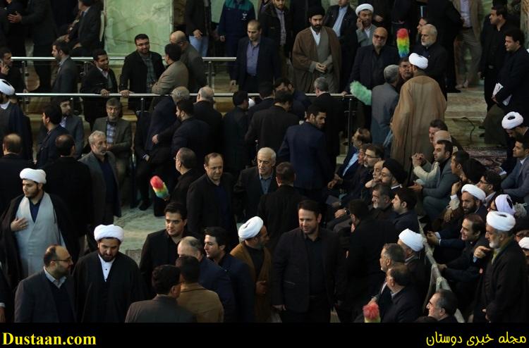www.dustaan.com-تصاویر: مراسم هفتمین روز درگذشت هاشمی رفسنجانی در حرم امام (ره)