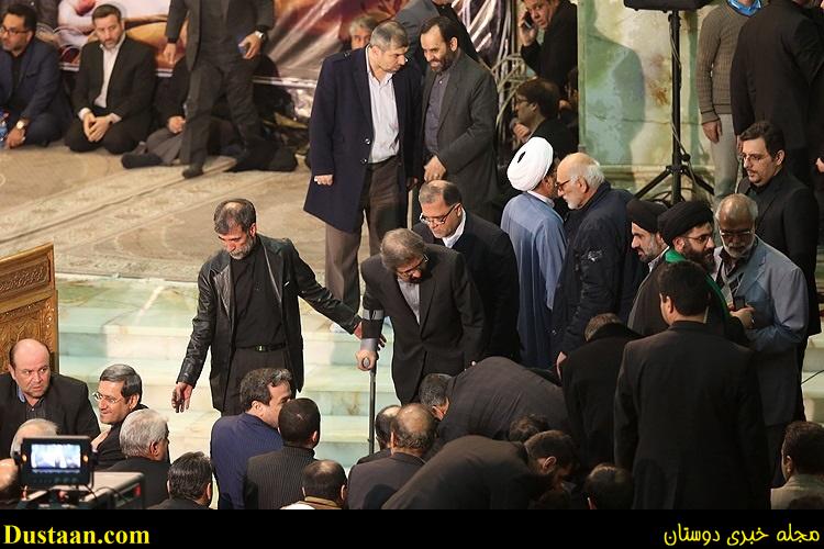 www.dustaan.com-تصاویر: مراسم هفتمین روز درگذشت هاشمی رفسنجانی در حرم امام (ره)