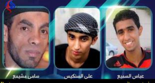 ادامه واکنش‌های جهانی به اعدام ناعادلانه سه بحرینی