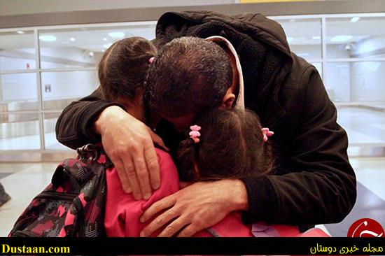   اخباراجتماعی  ,خبرهای اجتماعی ,دیدار  پدری با دختران خردسالش بعد از دو سال 