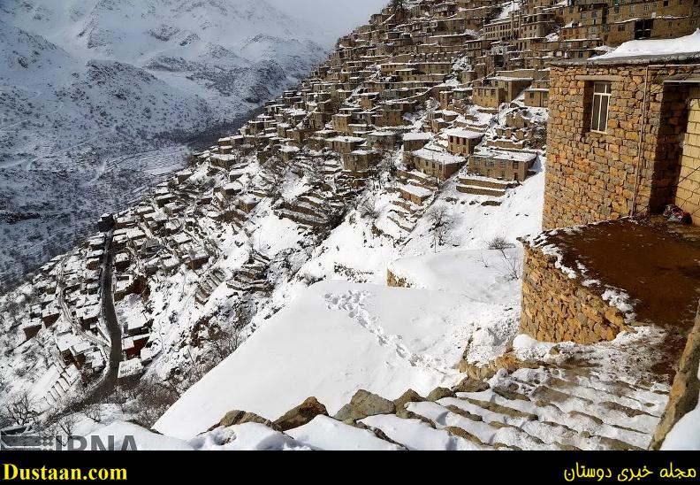 گزارش تصویری: چهره زمستانی روستای اورامان تخت - مجله اینترنتی دوستان