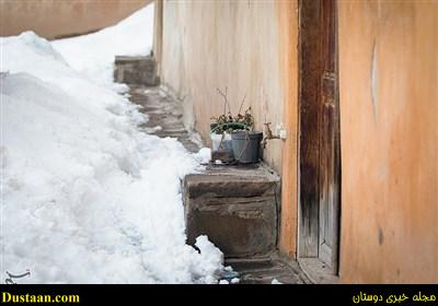 www.dustaan.com-تصاویر: بارش برف ماسوله را سفیدپوش کرد