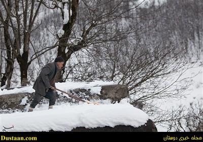 www.dustaan.com-تصاویر: بارش برف ماسوله را سفیدپوش کرد