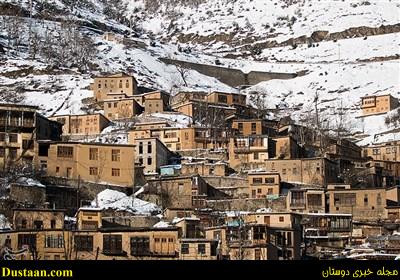 www.dustaan.com-تصاویر: بارش برف ماسوله را سفیدپوش کرد