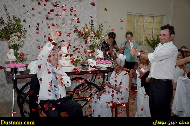   اخبارگوناگون,خبرهای  گوناگون ,ازدواج زن 106 ساله با مرد 66 ساله