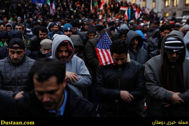 www.dustaan.com-تصاویر: اعتراضات گسترده یمنی‌ های آمریکا علیه ترامپ