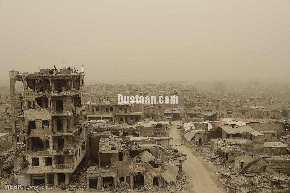 طوفان شن در حلب‎/تصاویر