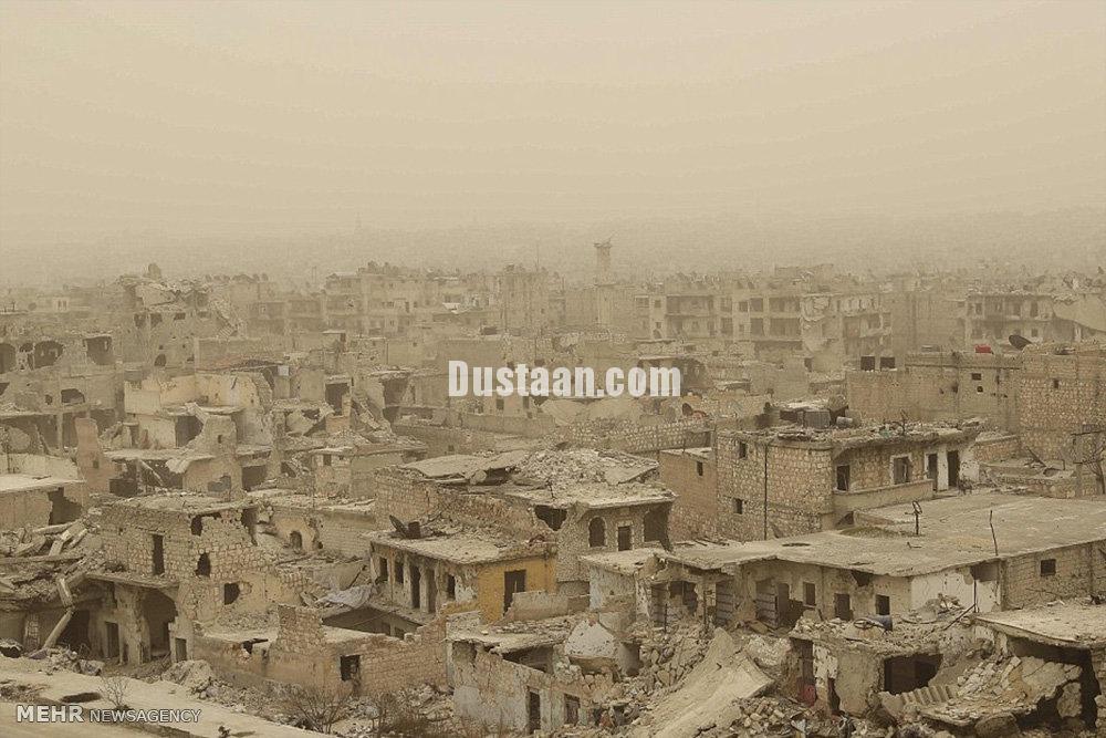 طوفان شن در حلب‎/تصاویر