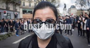 تظاهرات چینی ها در پاریس/تصاویر