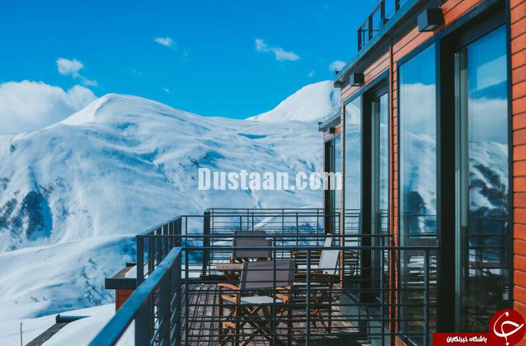 تصاویری زیبا از اولین هتل مثلثی دنیا