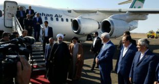 افتتاح فرودگاه سمنان با حضور رئیس جمهور