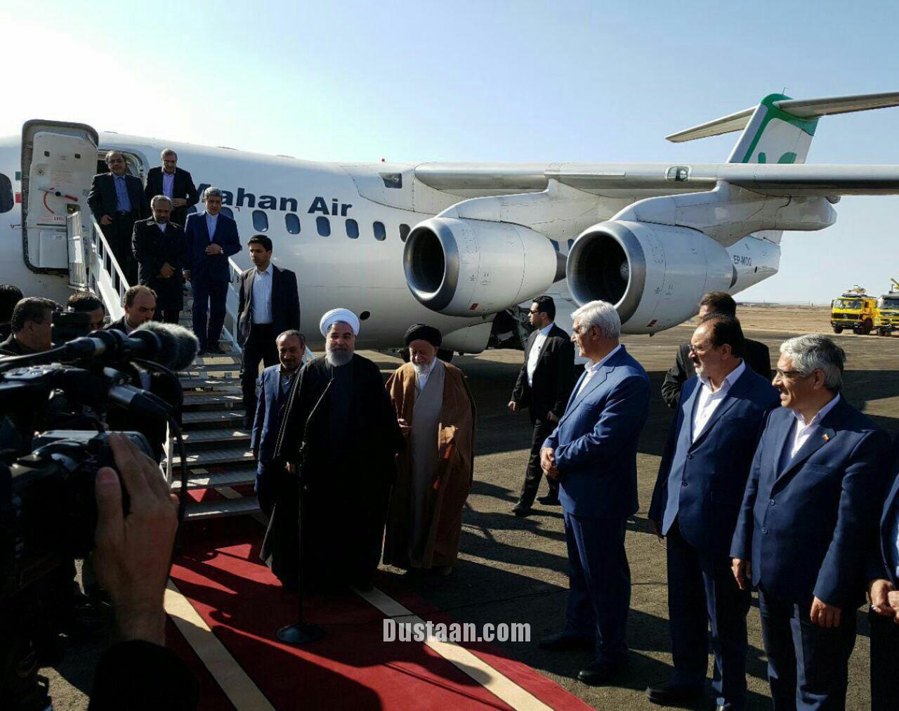 افتتاح فرودگاه سمنان با حضور رئیس جمهور 
