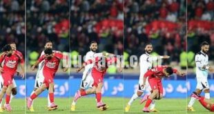 برخورد زننده یار پیکان با طارمی/عکس