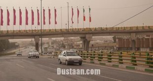 وضعیت بد هوا در کرمانشاه/تصاویر