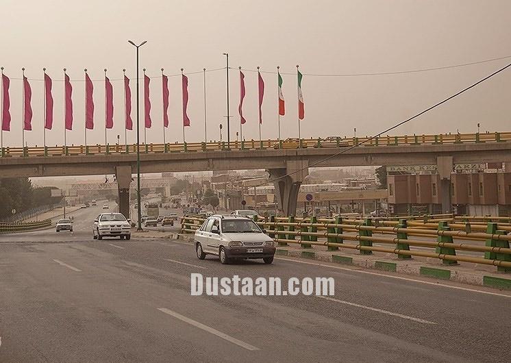 وضعیت بد هوا در کرمانشاه/تصاویر