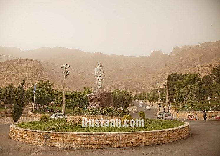 وضعیت بد هوا در کرمانشاه/تصاویر